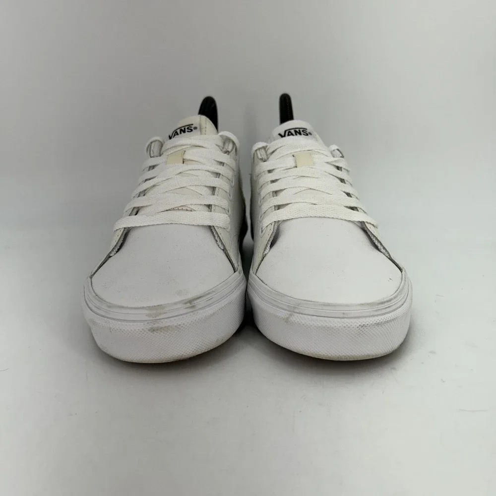Vans Shoes Womens Size 7 Seldan Synthetic Leather Low Top Skate Sneakers - Picture 4 of 15
